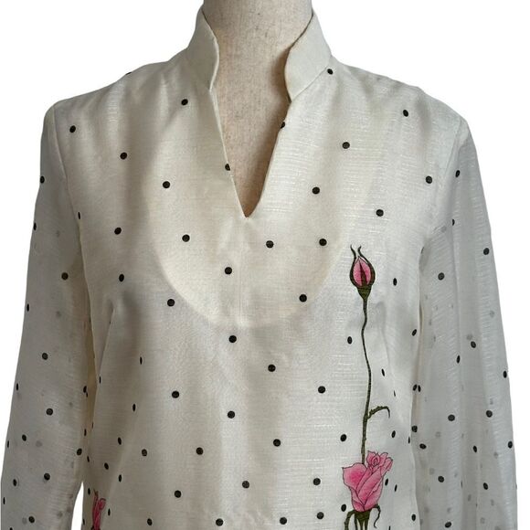 Alfred Shaheen Vintage Hawaiian Made Tulip Print Sheath Dress | Size S - Picture 3 of 10